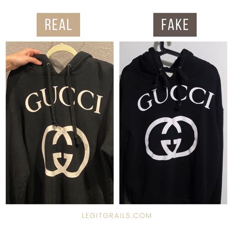 how to tell a real gucci shirt from a fake|is gucci hoodie real.